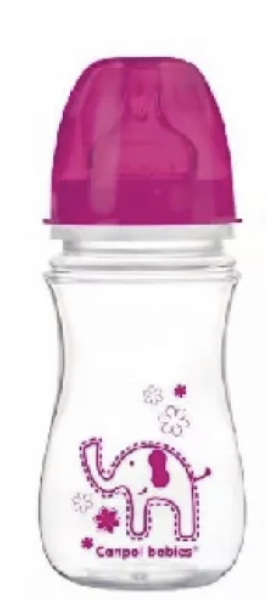 ANTIKOLIKOVÁ LAHVIČKA SE ŠIROKÝM HRDLEM CANPOL BABIES EASY START - TOYS 240 ML 3-6m+