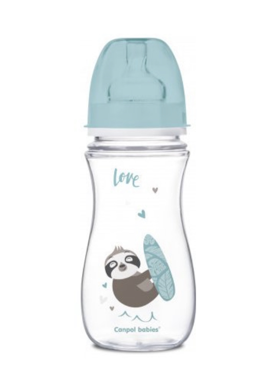 Canpol babies Láhev se širokým hrdlem EXOTIC ANIMALS 240 ml