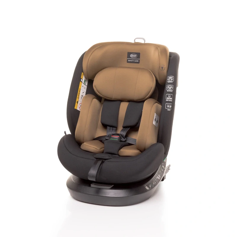 4Baby AUTOSEDAČKA ROTO-FIX -mokka