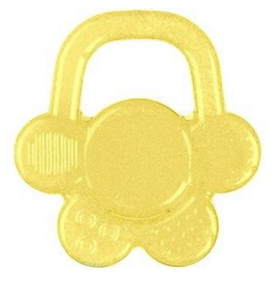 BABYONO Kousátko chladící květ, 3m+ - Žlutá