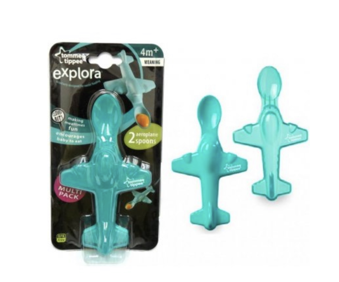 Tommee Tippee lžičky letadlo 2 ks