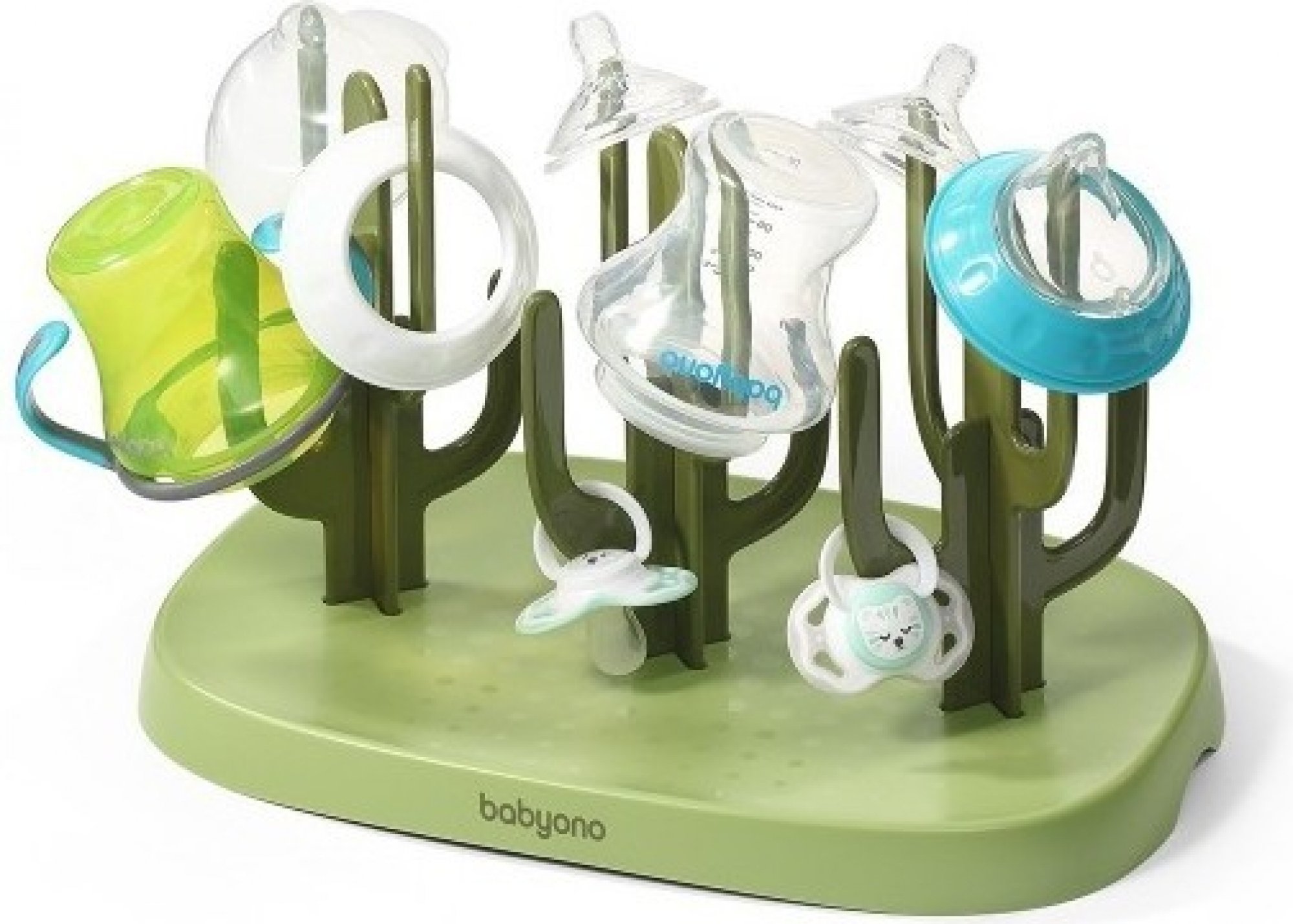 BABYONO univerzální odkapávač na láhve a dudlíky Cactus