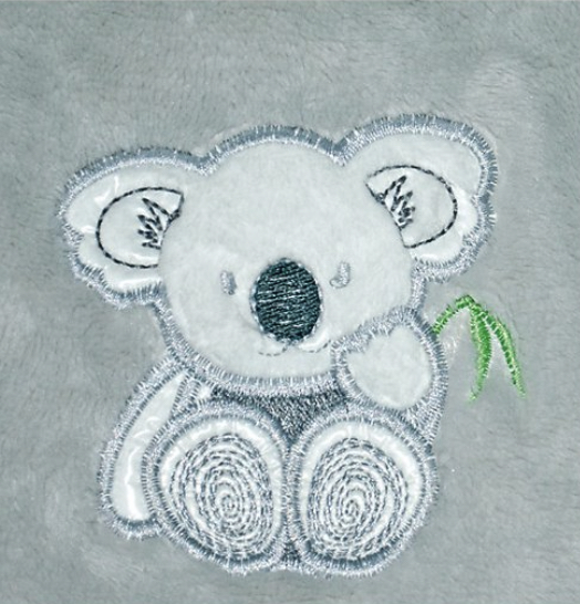 Deka do autosedačky Baby Matex Koala - šedá