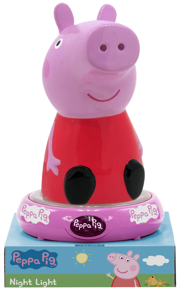 Noční LED lampa Prasátko Pepa