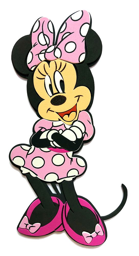 3D Pěnová dekorace na zeď Minnie