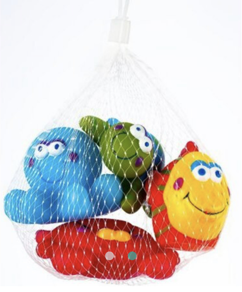 AKUKU HRAČKY DO VODY ZVÍŘÁTKA - STŘEDNÍ 4KS