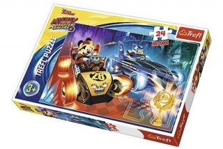 Puzzle Trefl 24 MAXI dílků - Mickey - závodníci