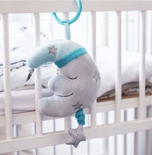 BABY ONO závěsná plyšová hračka s melodií Happy Moon