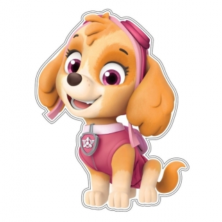 3D Pěnová dekorace na zeď Tlapková patrola Skye (Paw Patrol)