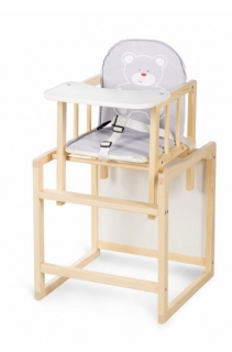 Jídelní židlička Ana, šedá