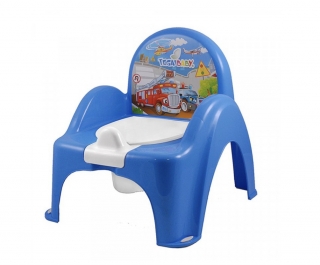 Tega Baby Hrající Nočník - židlička Modrý 