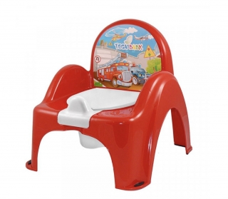 Tega Baby Hrající Nočník - židlička Červený