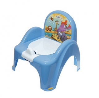 Tega Baby Hrající Nočník - židlička Světle modrý 
