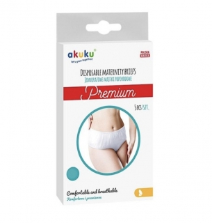 Akuku Jednorázové poporodní kalhotky Premium 5ks S