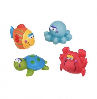 AKUKU HRAČKY DO VODY ZVÍŘÁTKA - STŘEDNÍ 4KS