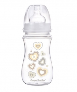 kojenecká láhev, 3m+ Beige 240 ml