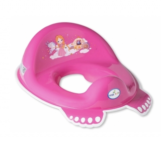 Dětská redukce/sedátko na WC TEGA BABY - PRINCEZNA - růžová