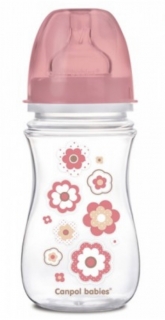 Antikoliková láhev se širokým hrdlem 240 ml Newborn baby Canpol