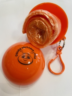 Pláštěnka pončo - oranžová 