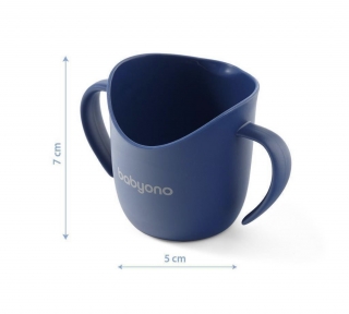 Ergonomický hrnek babyono - tmavě modrý 